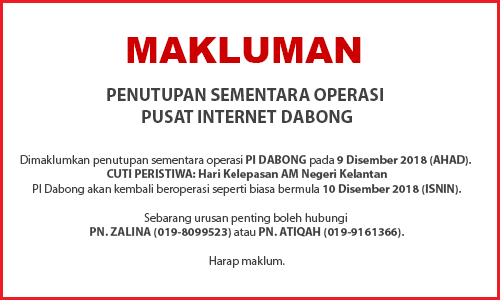 NOTIS PENUTUPAN PI